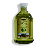 Bagno doccia all'olio di oliva biologico con miele d'acacia e aloe vera - 300 ml
