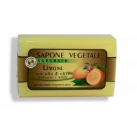 Sapone vegetale: Limone con olio di oliva biologico e miele d'acacia 