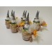 Bomboniera Prima comunione - decorazione gnomo in resina portafortuna  (vasetto miele 125 o 250 grammi)